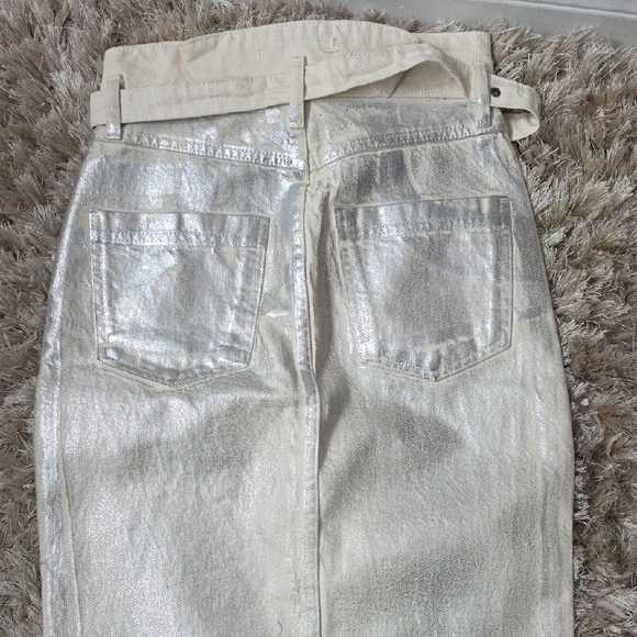 Zara Cream Textured Fabric - Picture 6 of 7